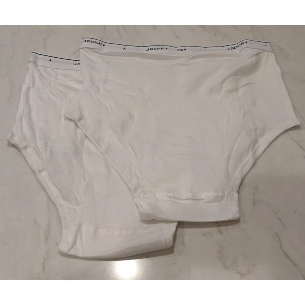 Men's Lot of 2 JOCKEY Vintage NEW Classic Y-Front 100% Cotton Brief Size 38